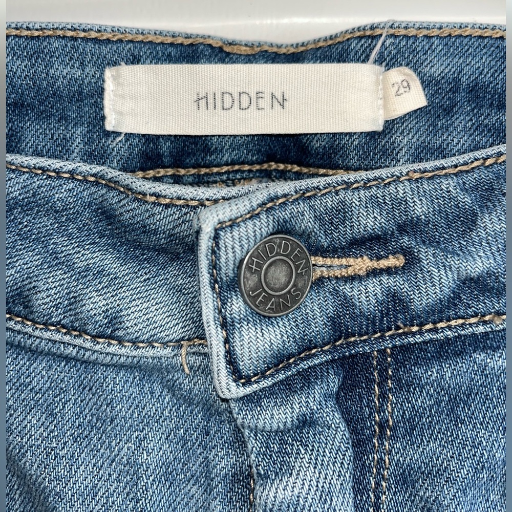 Hidden Jeans Size 29 Light Wash Ripped Denim Jeans